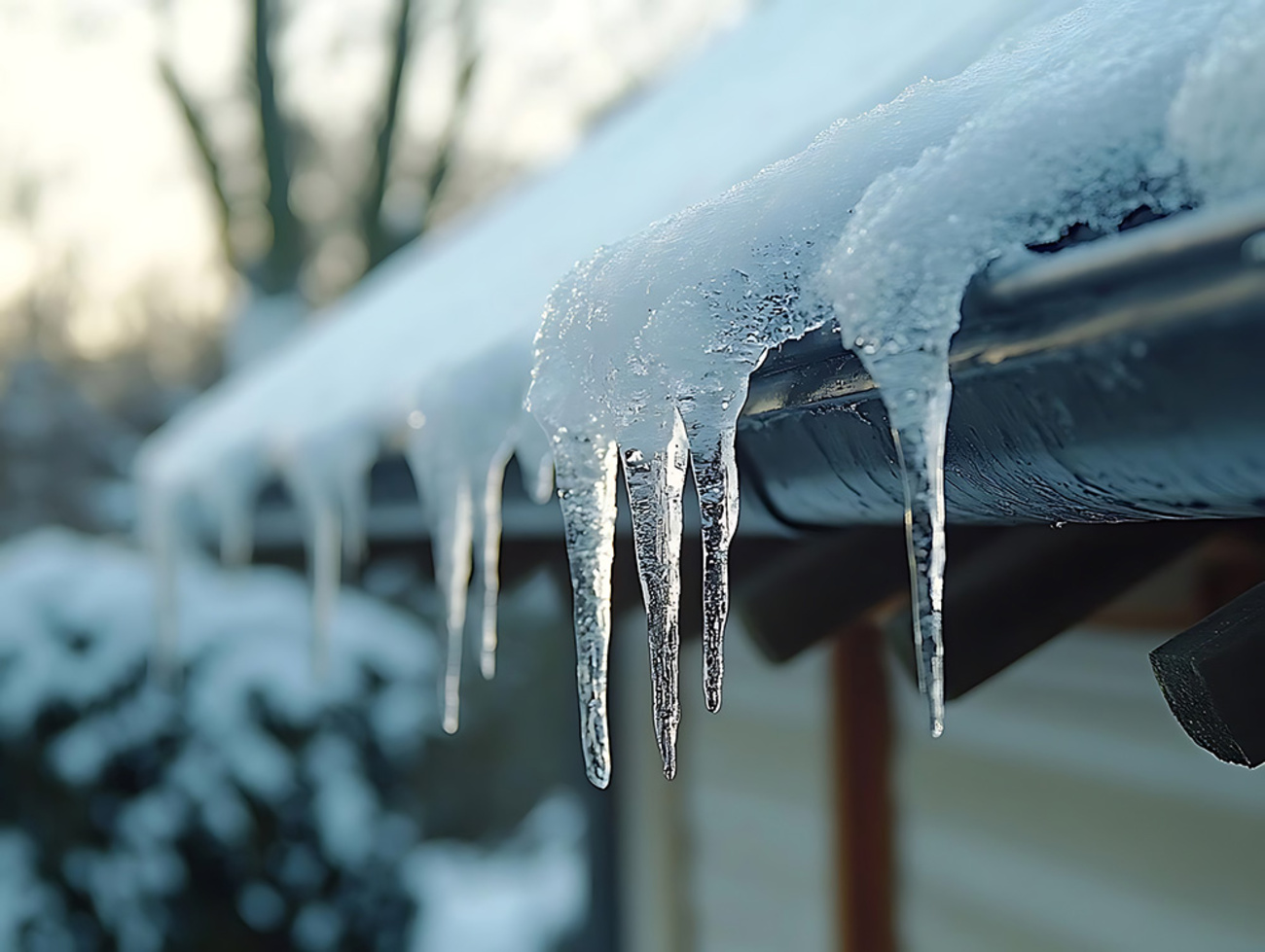 Dachrinnen&shy;heizung bei BKK Elektrotechnik in Wilhermsdorf
